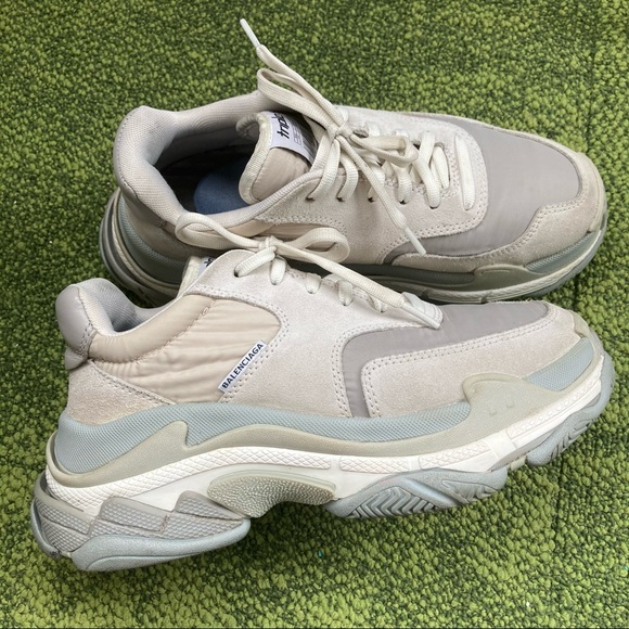 🖤Balenciaga TripleS size 8 💯 grey/beige - Picture 2 of 9